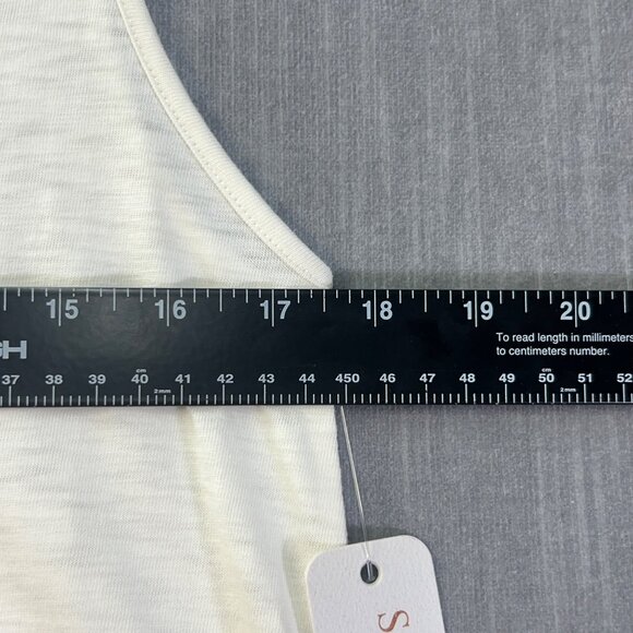 Soft Surroundings‎ Women Sleeveless Beige Tunic Tank Top Front Pocket Size Small - Picture 3 of 9